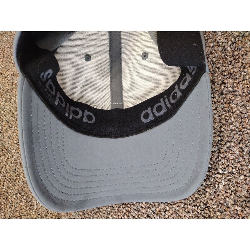 Adidas Flex Fitted Gray Hat Cap Size L/XL Stretch - Picture 9 of 9